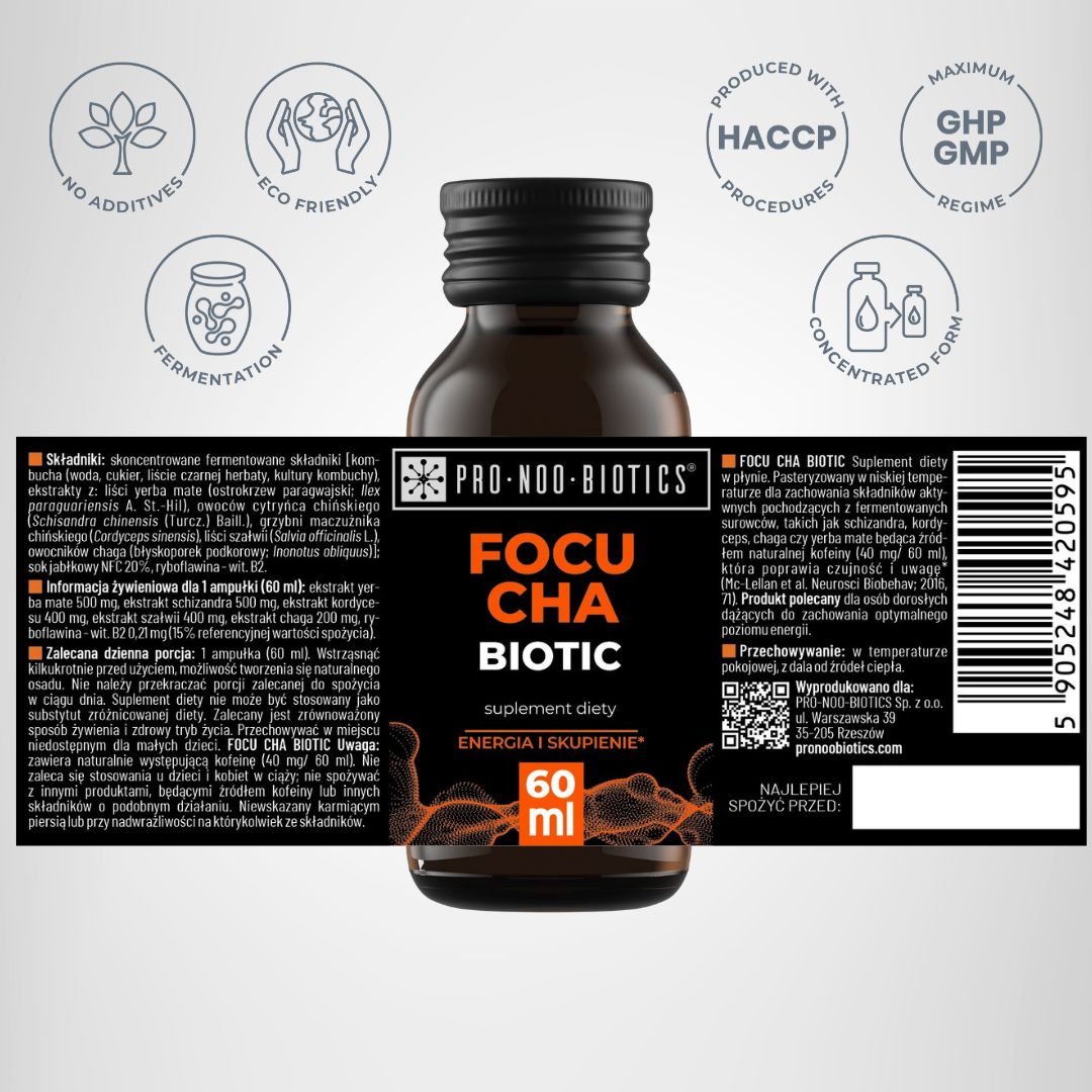 FOCU CHA BIOTIC - skupienie i maksymalizacji wyników