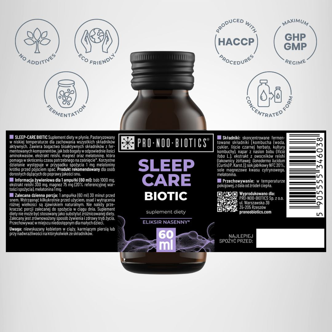 SLEEP CARE BIOTIC - Naturalny elixir nasenny