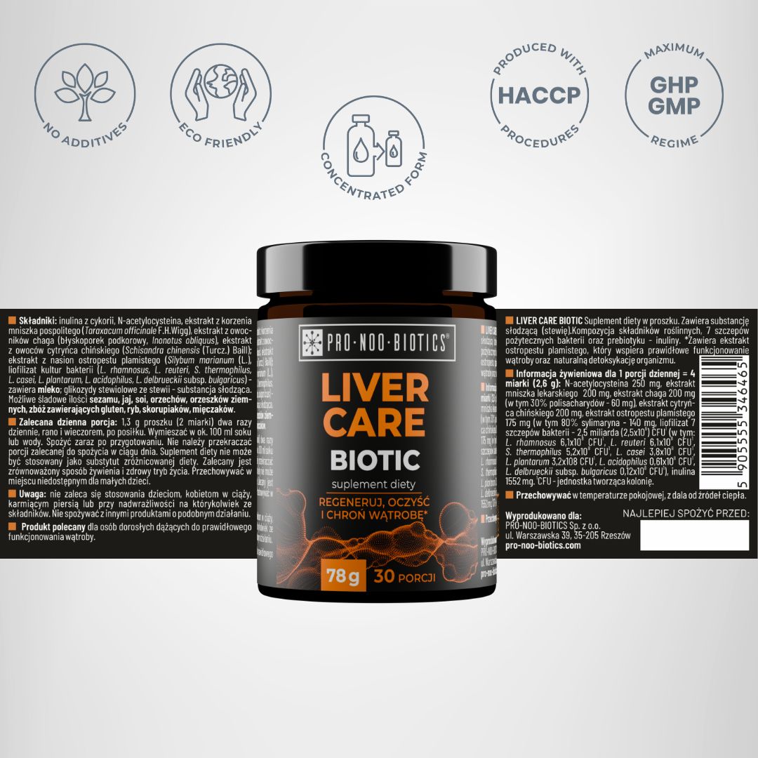 LIVER CARE BIOTIC - Zadbaj o wątrobę