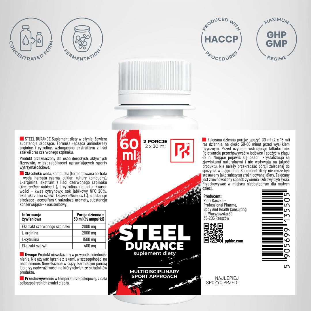 STEEL DURANCE - przedtreningówka nowej generacji