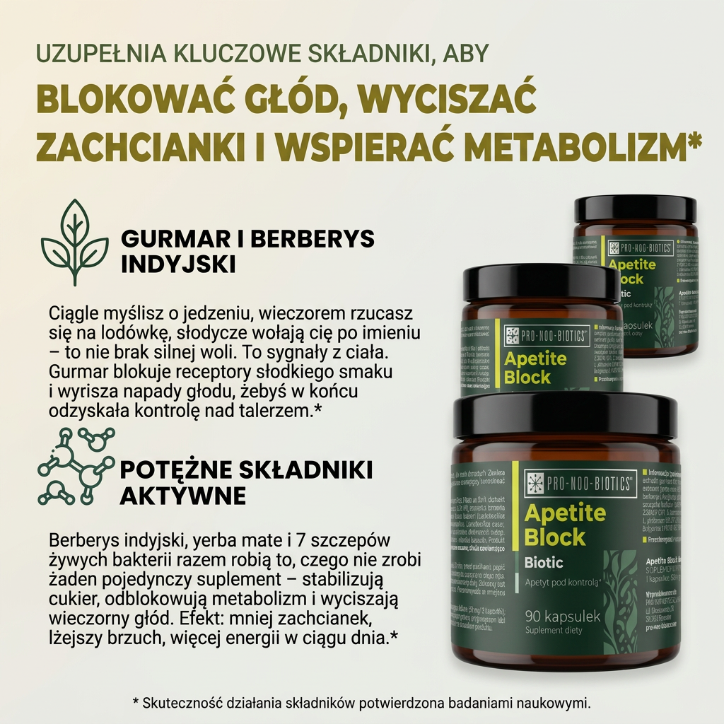 APETITE BLOCK BIOTIC - Apetyt pod kontrolą