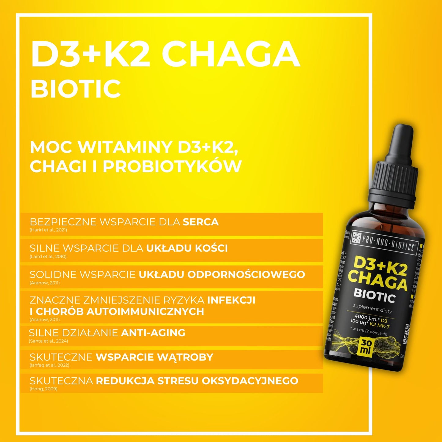 D3+K2 CHAGA BIOTIC - połączenie nowej generacji