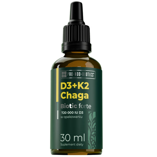 D3+K2 CHAGA BIOTIC FORTE - połączenie nowej generacji