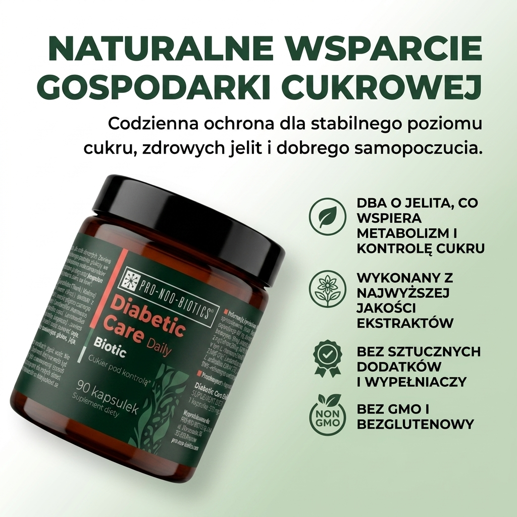DIABETIC CARE DAILY BIOTIC - poziom cukru pod kontrolą