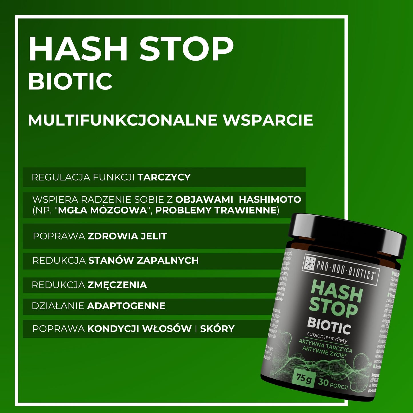 HASH STOP BIOTIC - Aktywna Tarczyca, Aktywne Życie