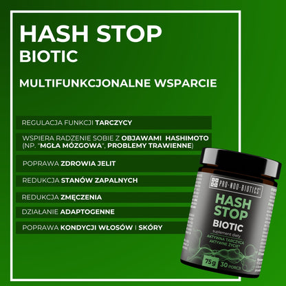 HASH STOP BIOTIC - Aktywna Tarczyca, Aktywne Życie