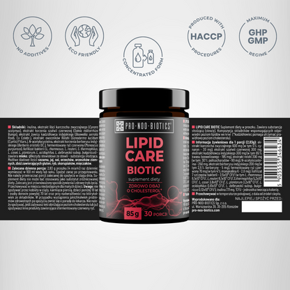 LIPID CARE BIOTIC - Zdrowo dbaj o Cholesterol