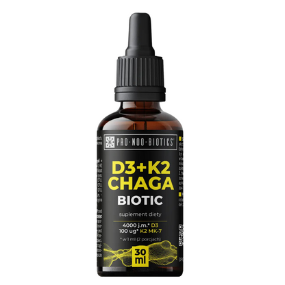 D3+K2 CHAGA BIOTIC - połączenie nowej generacji