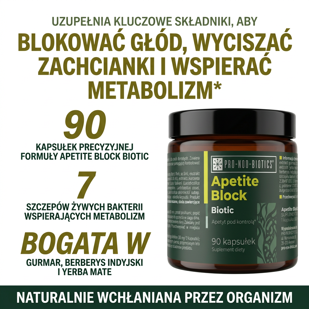 APETITE BLOCK BIOTIC - Apetyt pod kontrolą