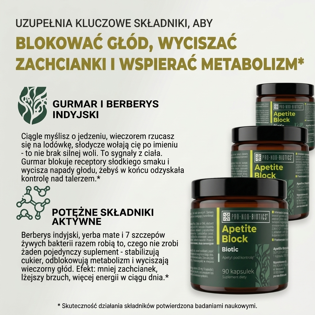 APETITE BLOCK BIOTIC - Apetyt pod kontrolą