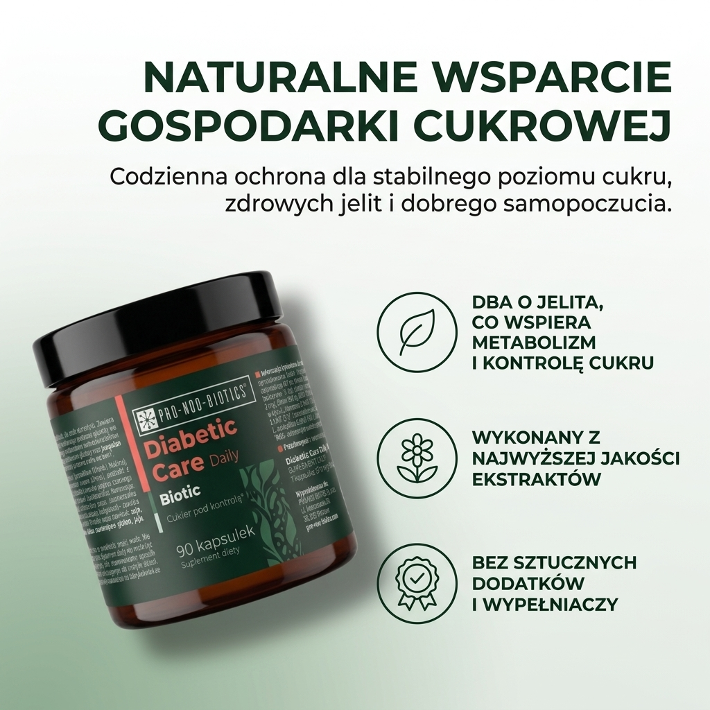 DIABETIC CARE DAILY BIOTIC - poziom cukru pod kontrolą